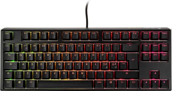 Ducky One 3 - Classic Black / White Nordic - TKL - Gateron Baby Kangaroo - RGB