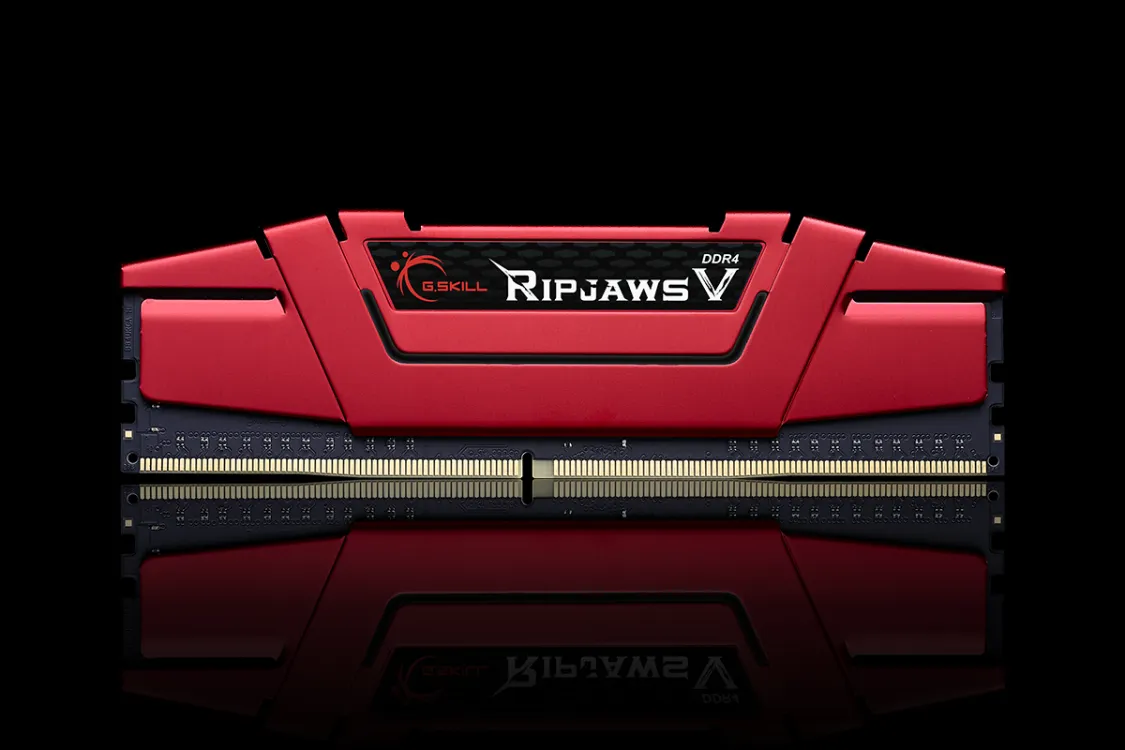 G.Skill Ripjaws V 16GB (2 x 8GB) DDR4 3000 MHz, CL16 - memory, Red
