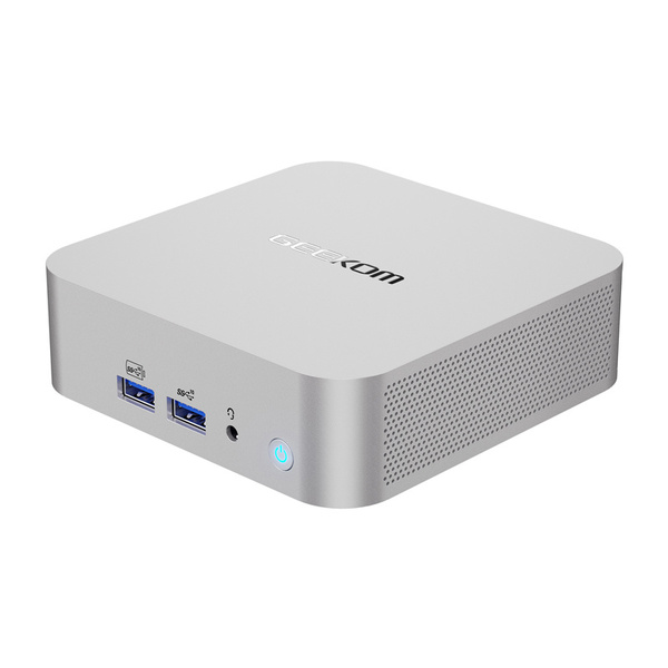 GEEKOM A8 AMD Ryzen 9 8945HS, 32GB, 1TB, Win 11 Pro Mini PC, Silver