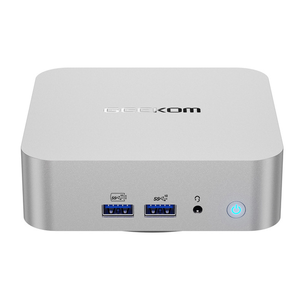 GEEKOM A8 AMD Ryzen 9 8945HS, 32GB, 1TB, Win 11 Pro Mini PC, Silver