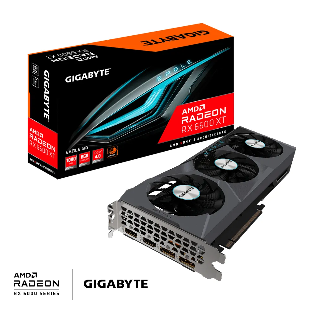 Gigabyte Radeon RX 6600 XT Eagle Rev 1.0 8 GB - grafikkort