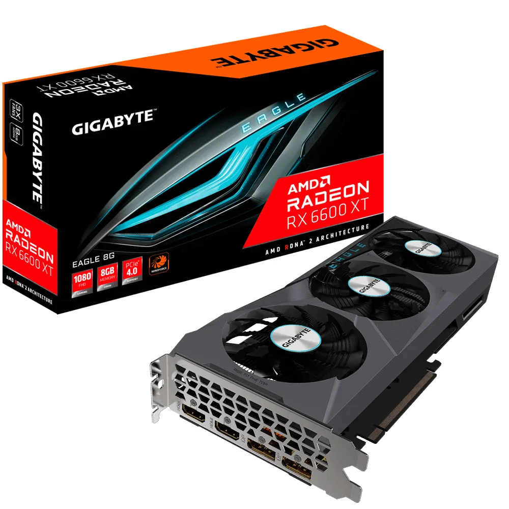 Gigabyte Radeon RX 6600 XT Eagle Rev 1.0 8 GB - grafikkort