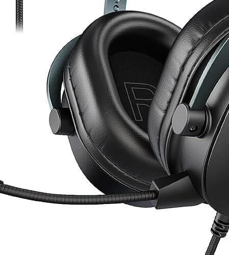 FIFINE H9 gaming headset, svart