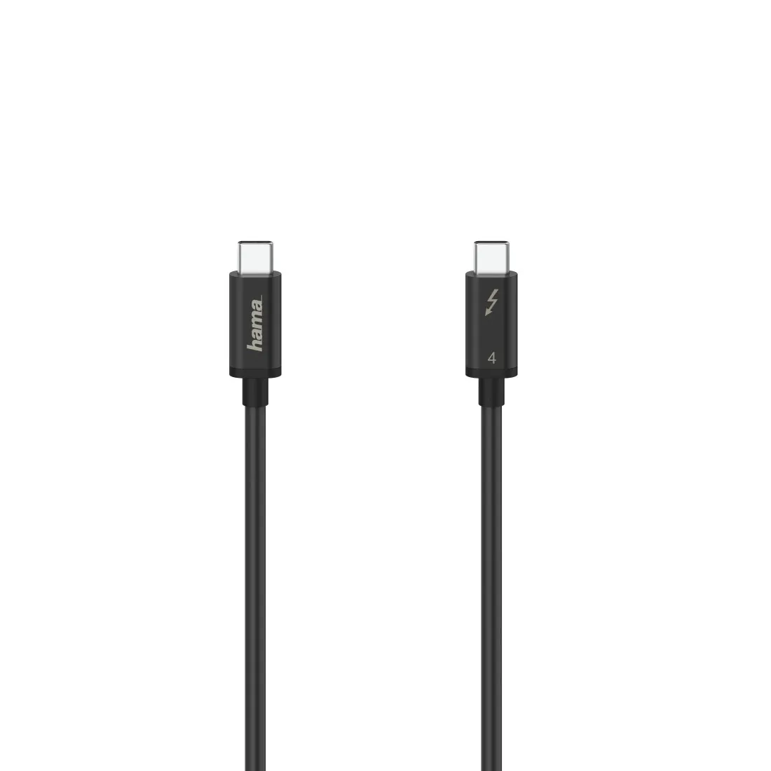 Hama  Hankoppling - kabel, 40 Gbit/s, 0,8 m, Svart