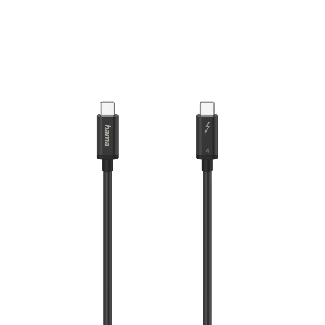 Hama  Hankoppling - kabel, 40 Gbit/s, 0,8 m, Svart