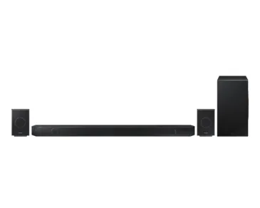 Samsung HW-Q990D, 11.1.4, Dolby Atmos Soundbar system, with wireless subwoofer, Black