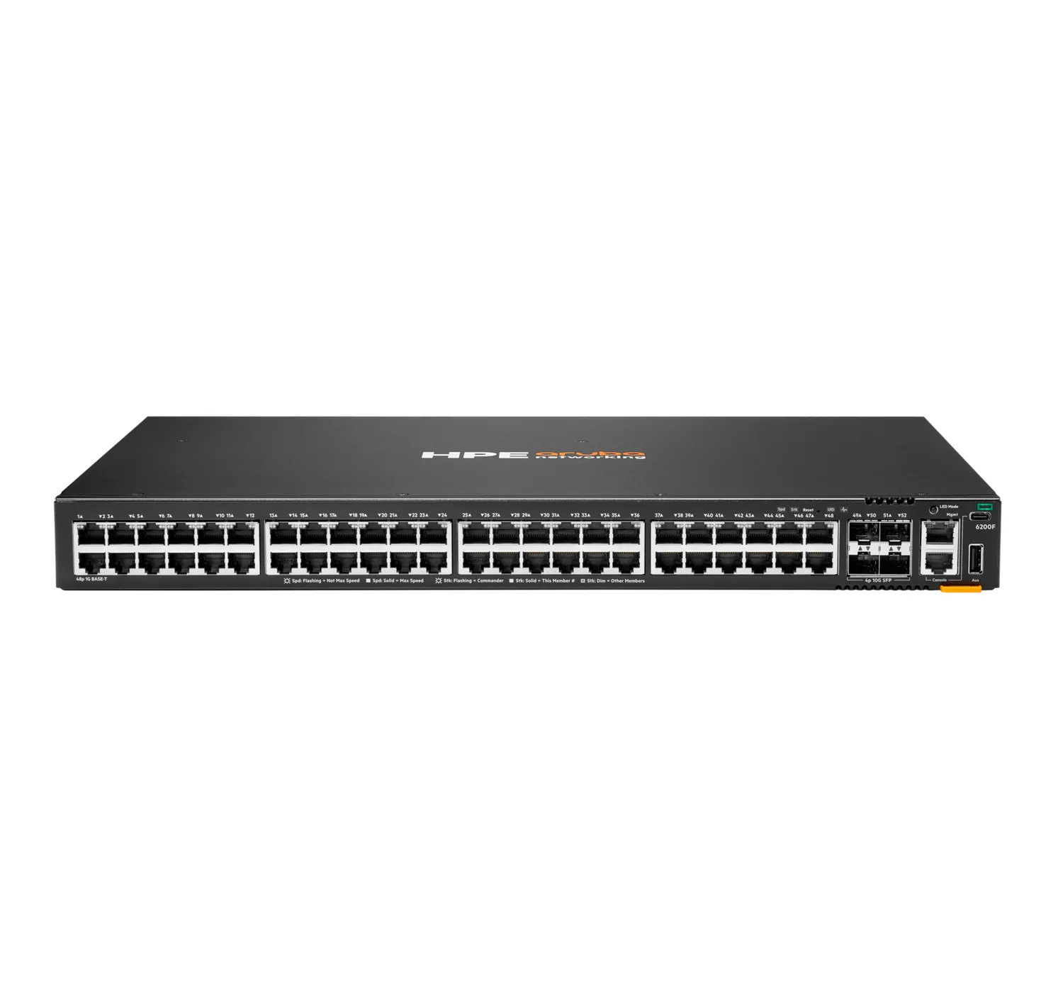 HPE Aruba Networking CX 6200F 48G 4SFP+ Switch (EN)