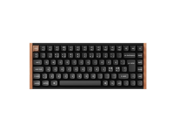 Keychron K2 HE -langaton mekaaninen pelin&auml;pp&auml;imist&ouml;, Gateron Double-Rail Magnetic, musta