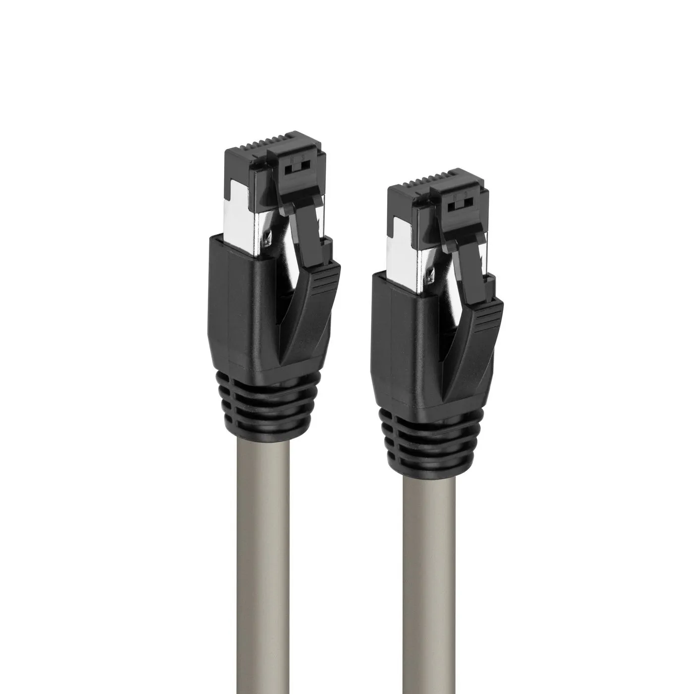 MicroConnect Cat8.1 S/FTP RJ45 0.25m -verkkokaapeli, harmaa