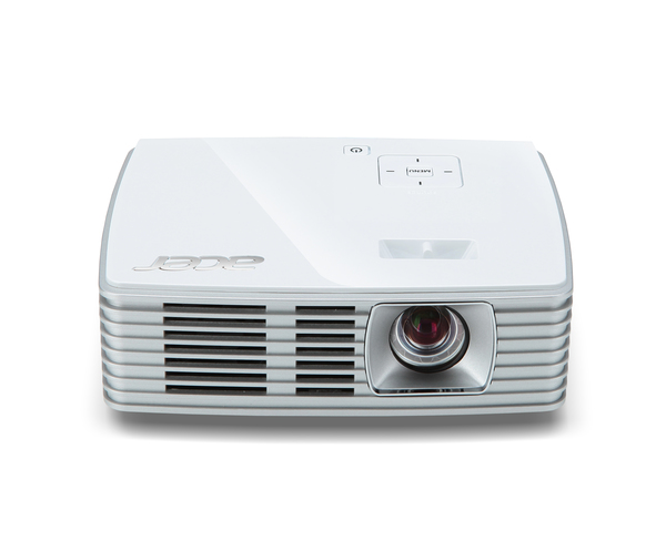 ACER K135i DLP LED Projector 600ANSI Lumen 3D ready WXGA 1280x800 10000:1 HDMI/MHL 24-pin Universal I/O USB A SD incl. WLAN Dongle