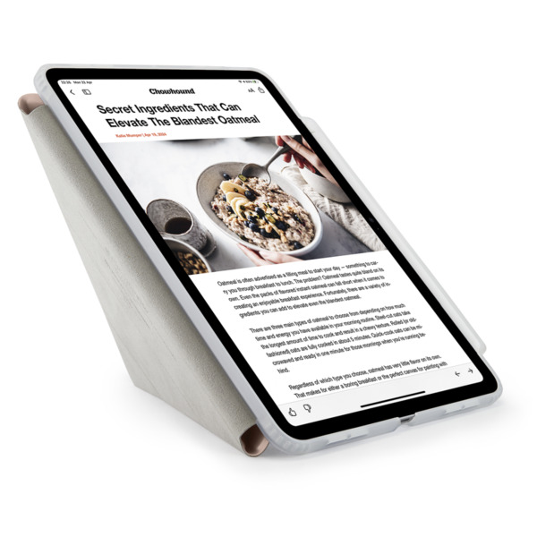 Pipetto iPad Air 13" Origami No3 - pencil case, metallic pink