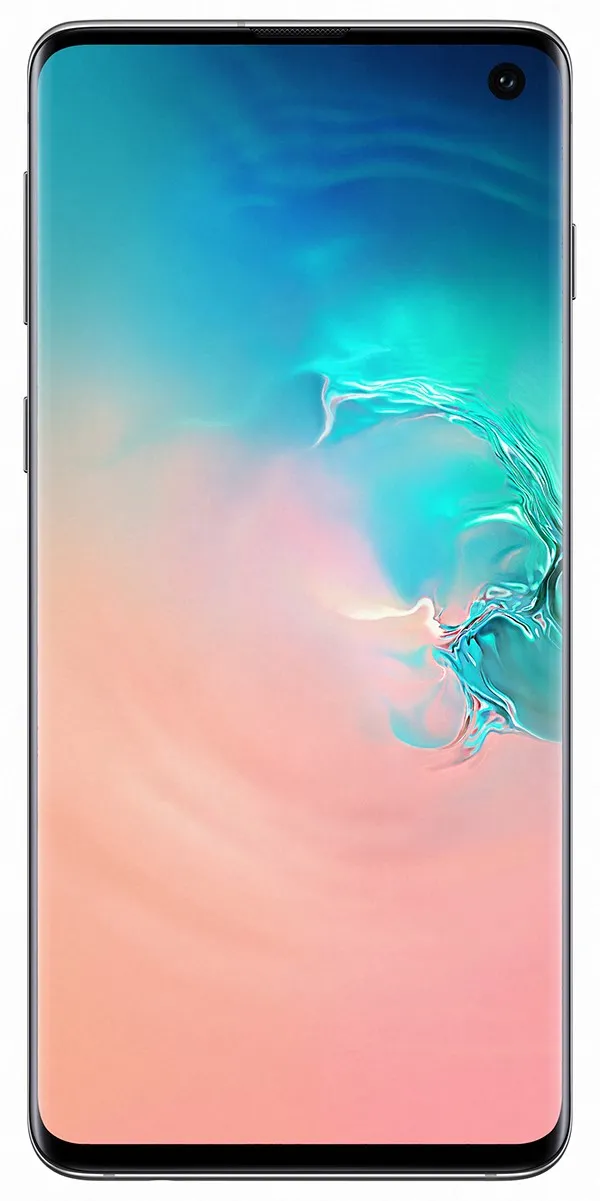Renoverad Galaxy S10 128 GB - mobiltelefon, Prism White (Mycket bra skick)