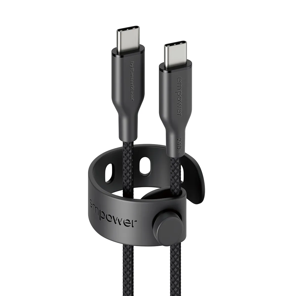 PanzerGlass Empower Racing USB-C cable, 240W, 2 m, Space Black