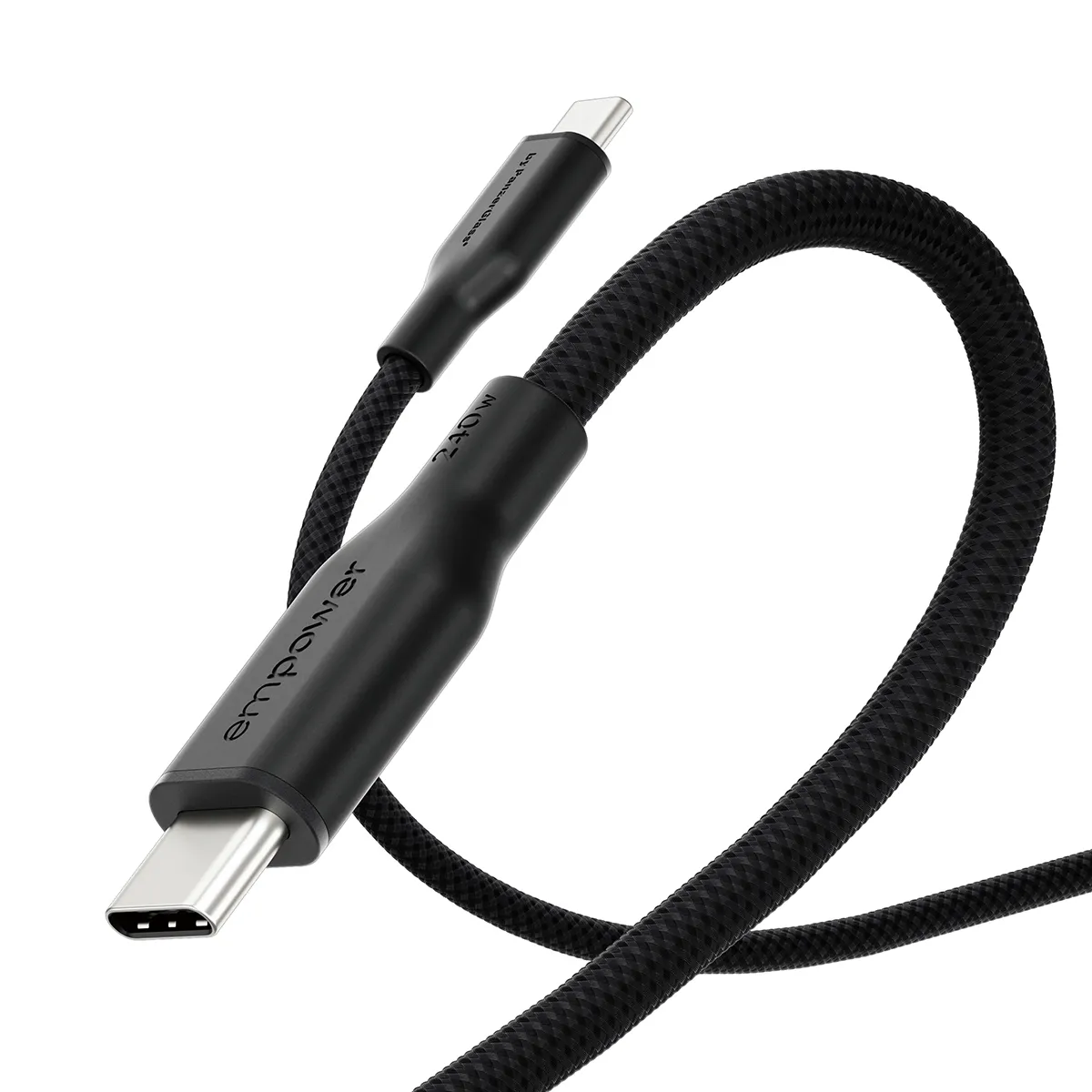 PanzerGlass Empower Racing USB-C cable, 240W, 2 m, Space Black