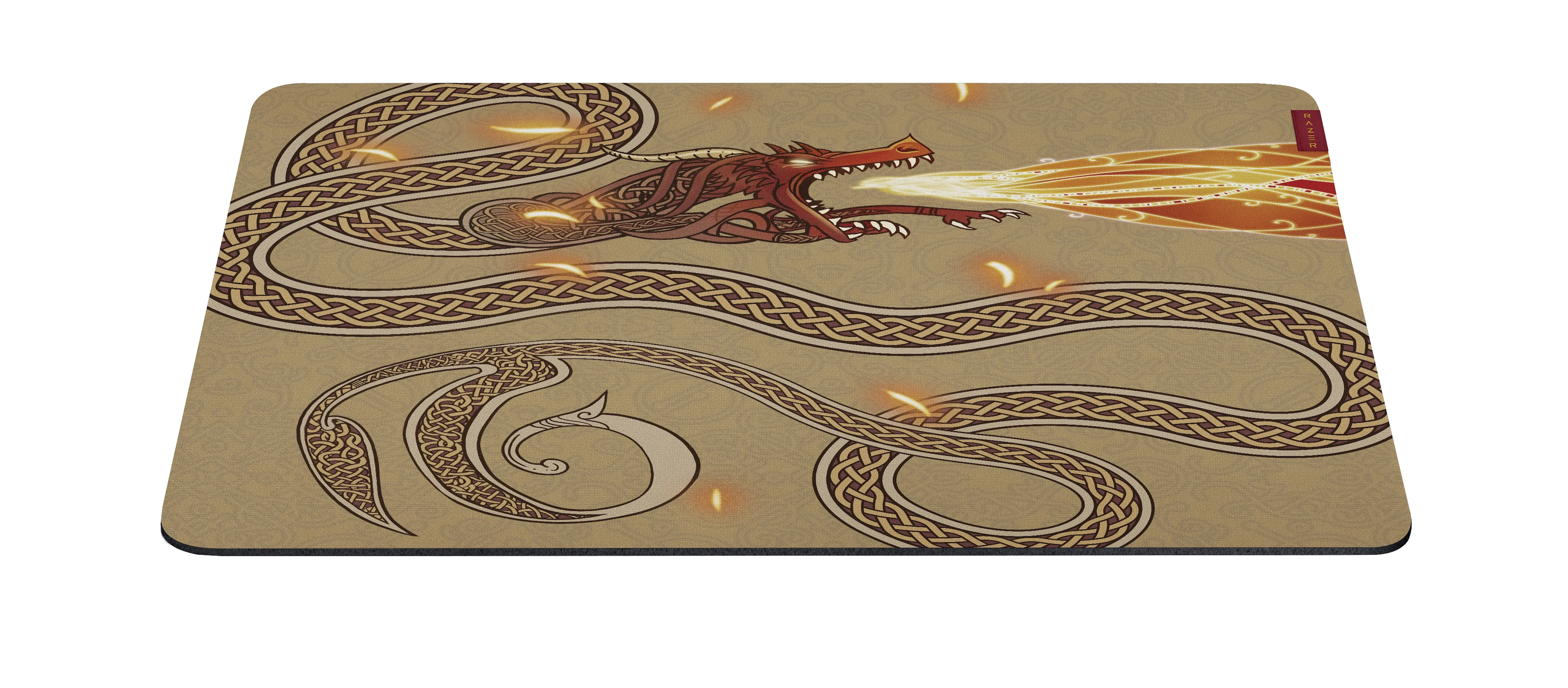 Razer Gigantus V2 Large Counter-Strike 2 Edition Gaming Mousepad, 400x450 mm, Gold, Yellow
