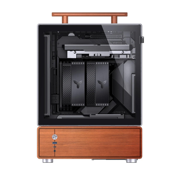 JONSBO T7 Micro-ATX Case with window, Silver