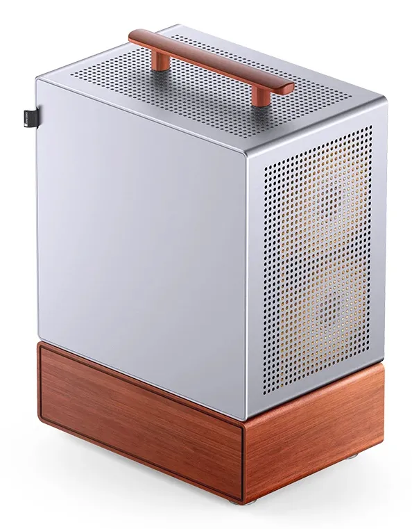 JONSBO T7 -micro-ATX-kotelo ikkunalla, hopea