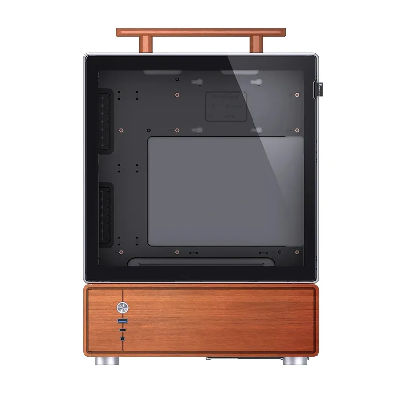 JONSBO T7 -micro-ATX-kotelo ikkunalla, hopea