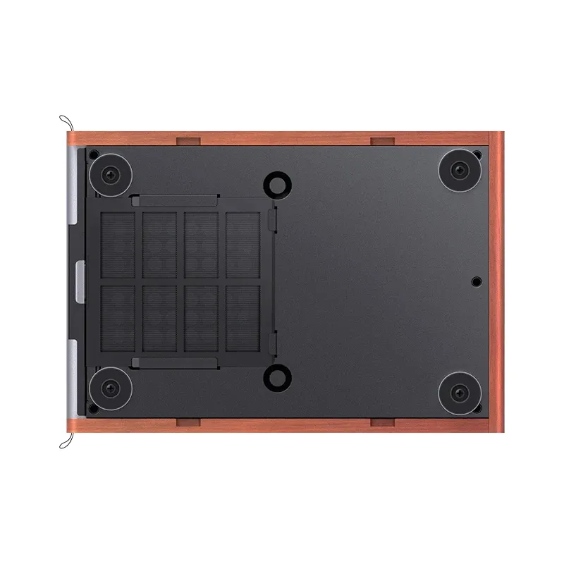 JONSBO T7 -micro-ATX-kotelo ikkunalla, hopea