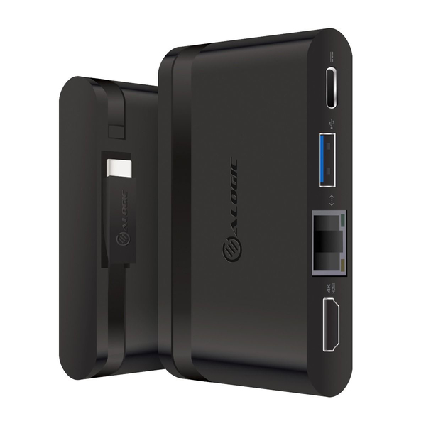 ALOGIC USB-C Travel Dock Essential 4 port with 100W PD