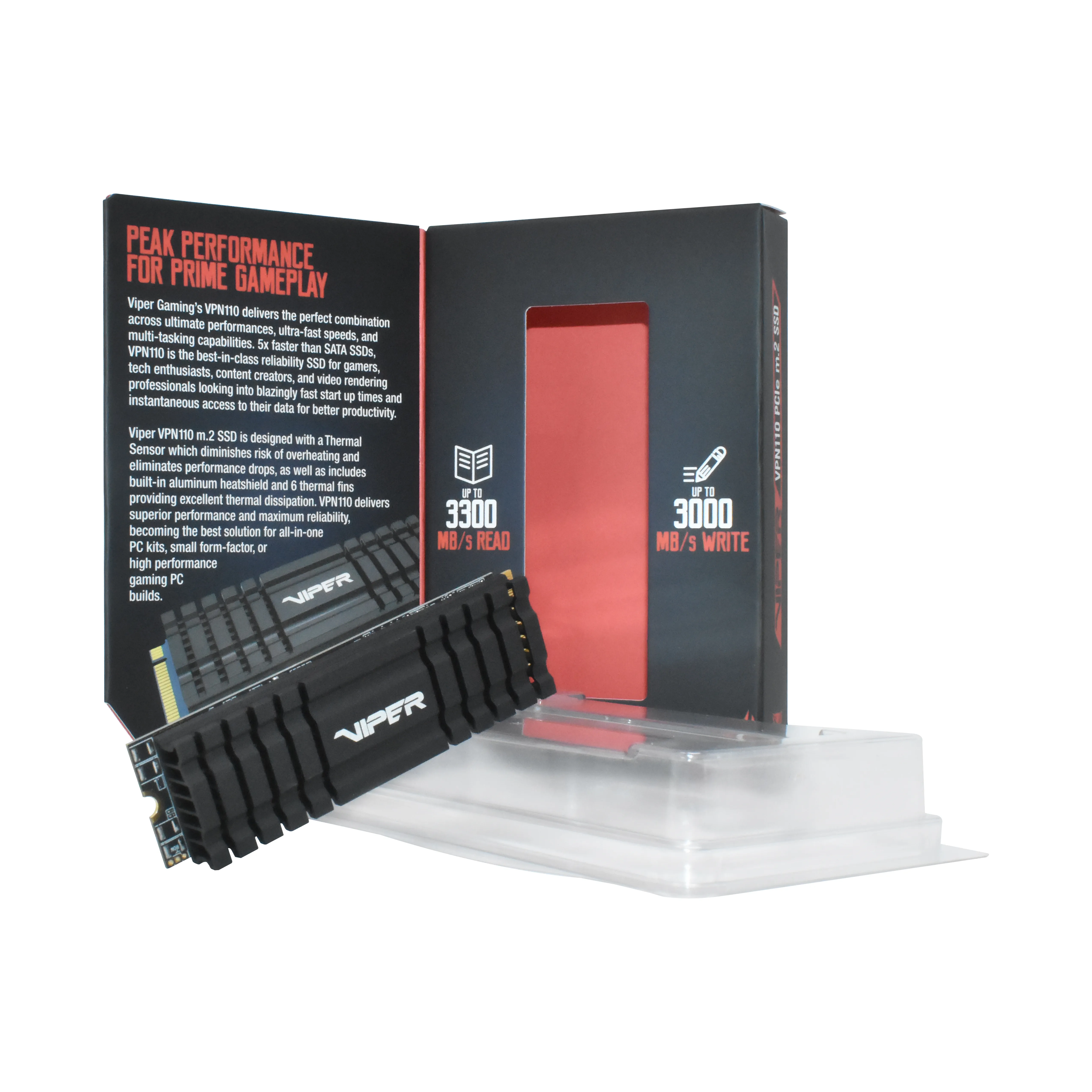 Patriot Viper VPN110 512GB, PCIe 3.0, M.2 - SSD Patriot Viper VPN110 512GB, PCIe 3.0, M.2 - SSD