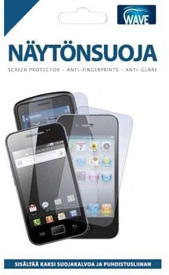 WAVE N&auml;yt&ouml;nsuojakalvo - Apple IPAD5, iPad Air. Sis&auml;lt&auml;&auml; kaksi kalvoa, puhdistusliinan, p&ouml;lynpoistotarrat sek&auml; asennusta helpottavan "kortin". Heijastamaton, ei
