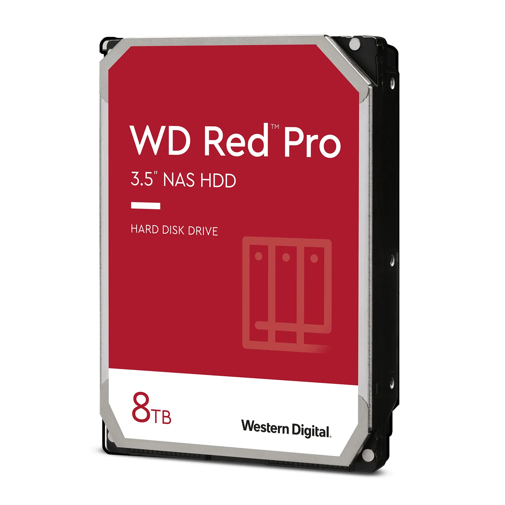 WD Red Pro 3.5&quot;, 8 TB, 7200 RPM, 256 MB - h&aring;rddisk (NAS)