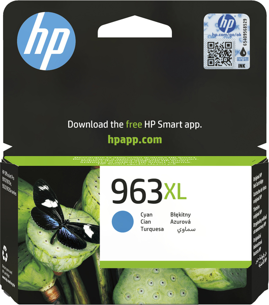 HP 963XL High Yield Cyan Orgnl Ink Cart