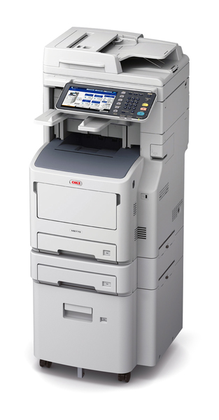 OKI MB 770dfnvfax Duplex, LAN, A4 - LED mono printer