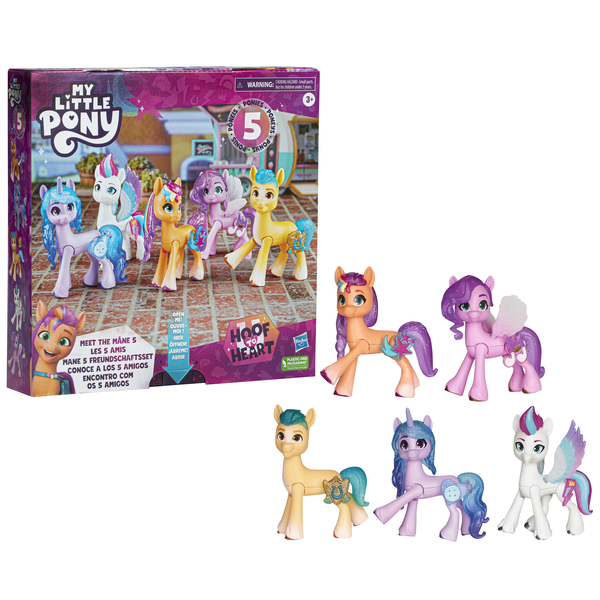 My Little Pony 3 Inch Figure Meet the Mane 5 Collection