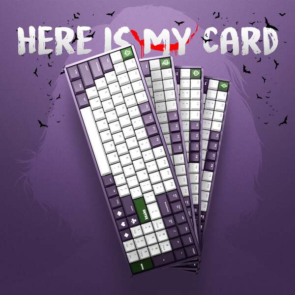 Iqunix F96 Joker Wireless RGB Cherry Red - speltangentbord