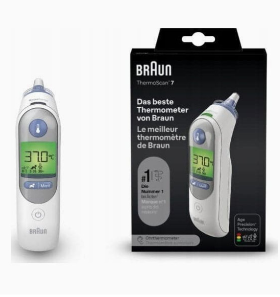 Braun ThermoScan 7+ IRT6525WE - ear thermometer