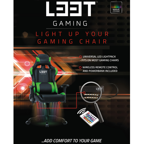 L33T Chair Led light pack w. Wireless Remote