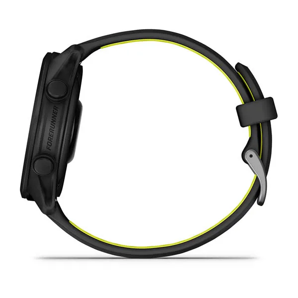 Garmin Forerunner 170 smartklocka med silikonarmband, Black/Amp Yellow