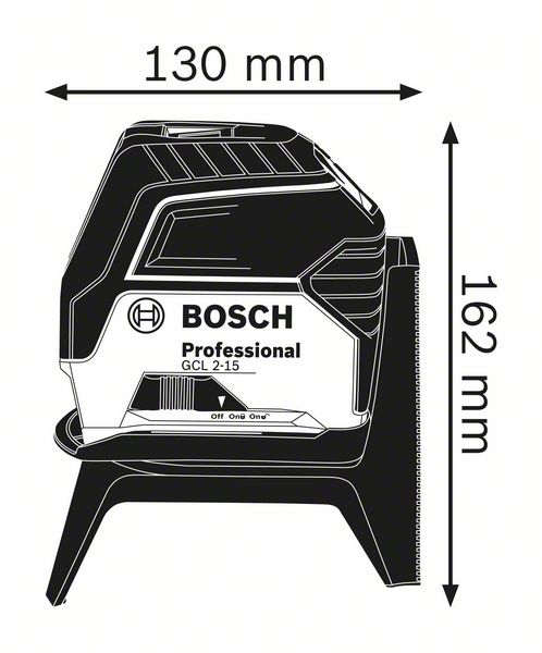 Bosch line laser GCL 2-15 + RM1 0601066E00