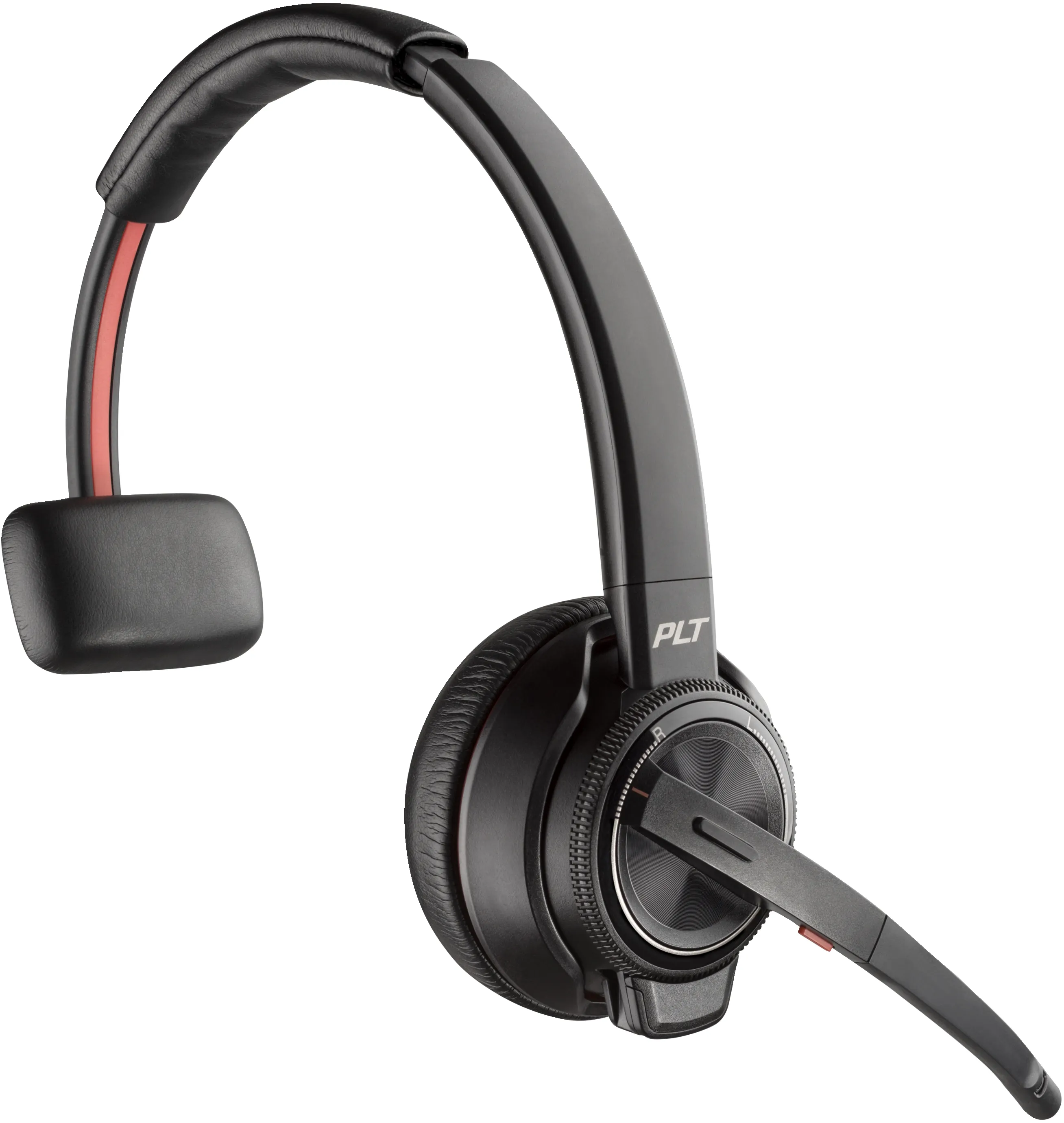 Poly Savi 8210 UC Wireless Mono Headset with Base Station, Black