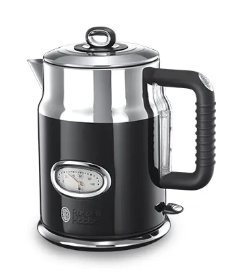 Russell Hobbs Retro - electric kettle, black, 1.7l