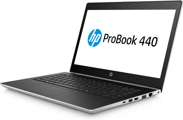 HP 14" ProBook 440, 256GB, Win 10 Pro - kannettava, hopea (ML)