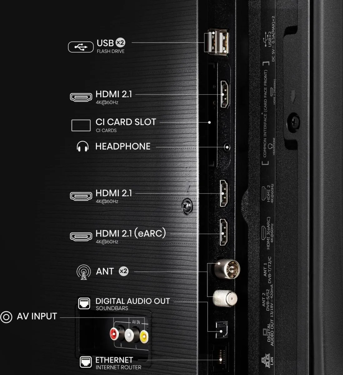 Hisense 43E7Q 43" 4K QLED VIDAA TV, 60Hz, HDR10+, Dolby Vision