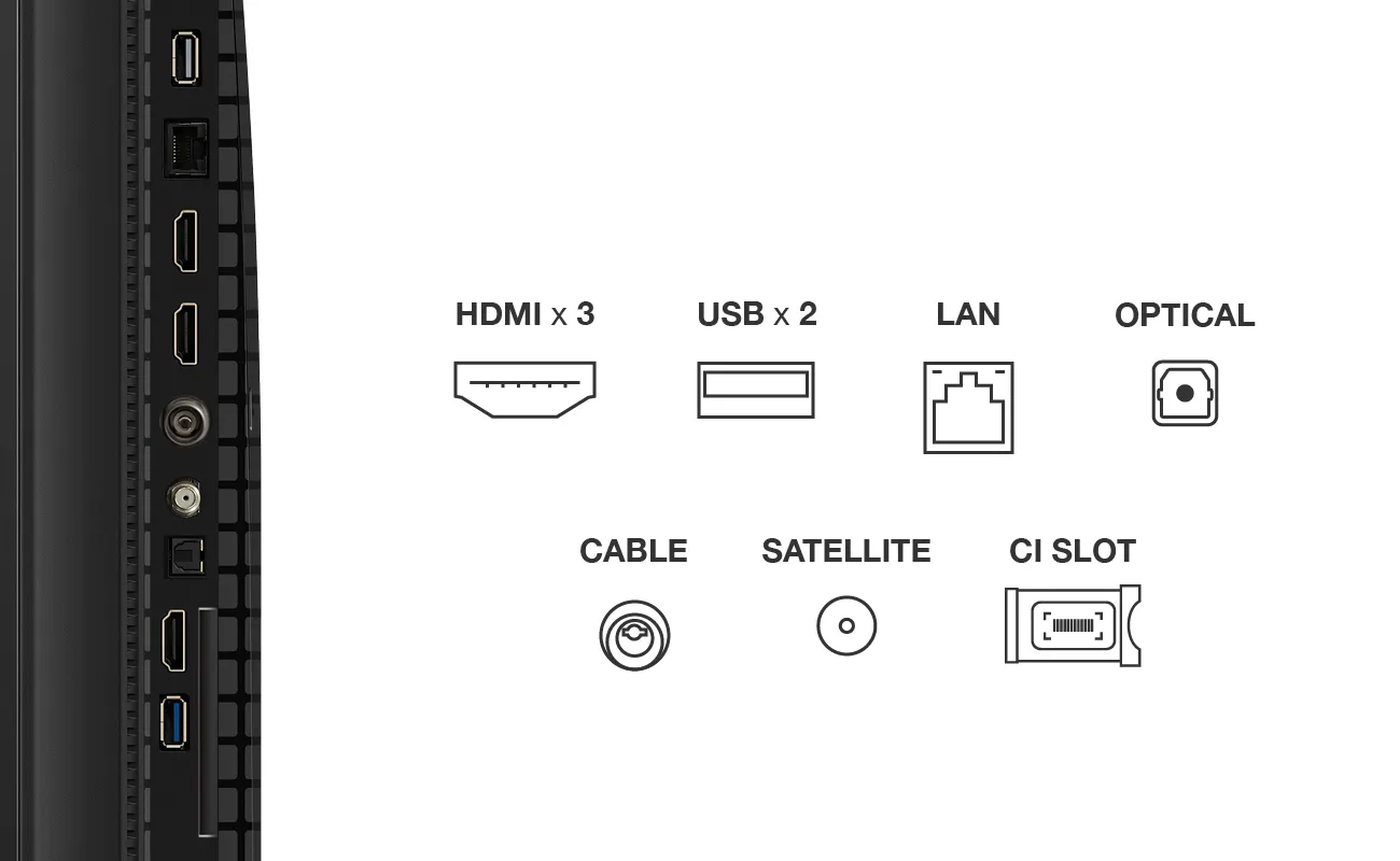 TCL P7K 55P7K 55&quot; 4K QLED Google TV, 60 Hz, HDR10+, Dolby Vision, metallic