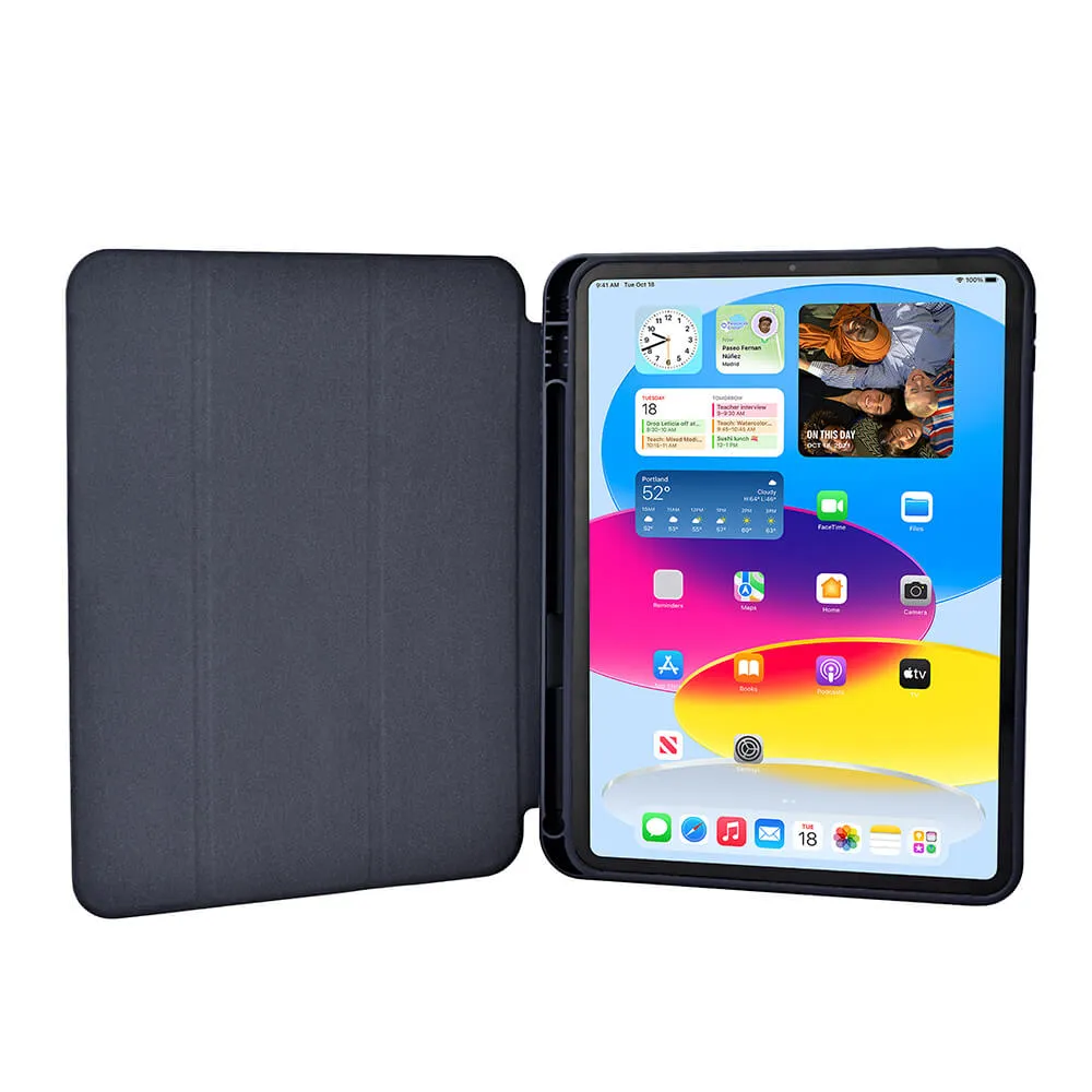 GEAR Tabletfodral Pennh&aring;llare M&ouml;rkbl&aring; - iPad 10,9" 10th Gen 2022