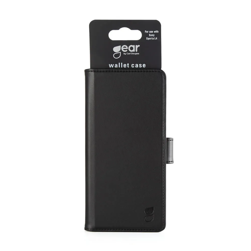 GEAR Wallet, Xperia L4 - Wallet Case, Black