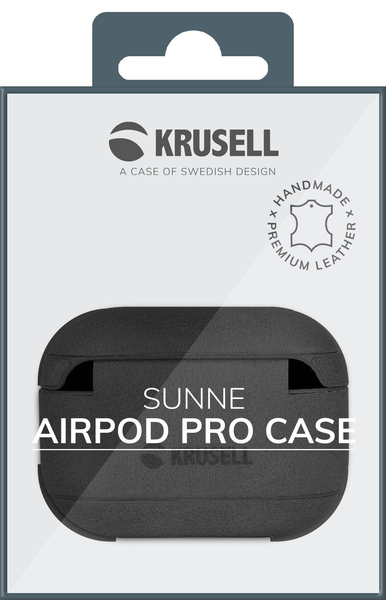 KRUSELL Sunne Airpod Case (Apple Airpods Pro Vintage Black)