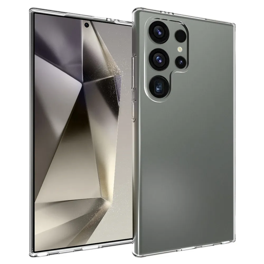 Insmat Crystal Cover, Galaxy S24 Ultra -suojakuori, Läpinäkyvä