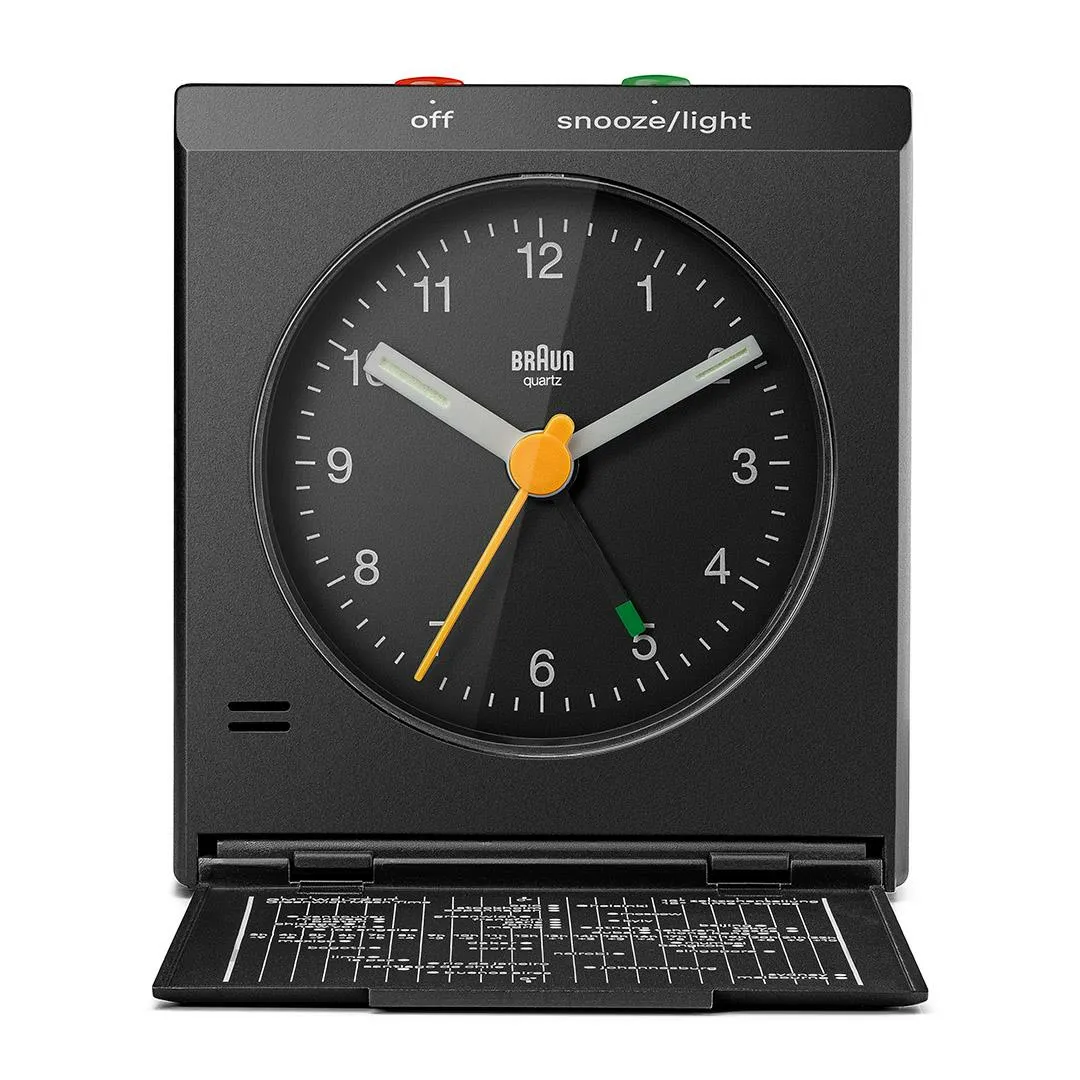 Braun BC 05 B Q - reseväckarklocka, Black