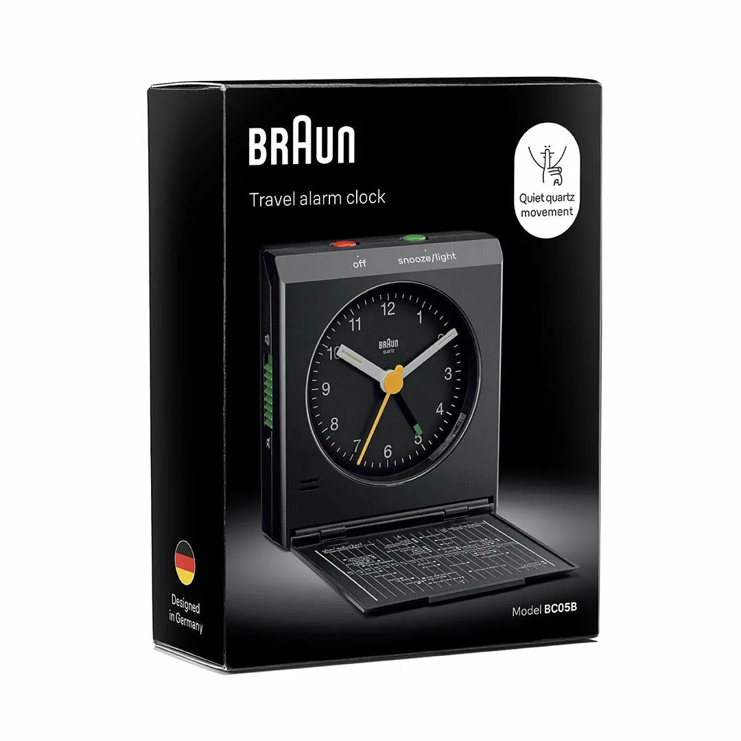 Braun BC 05 B Q - resev&auml;ckarklocka, Black