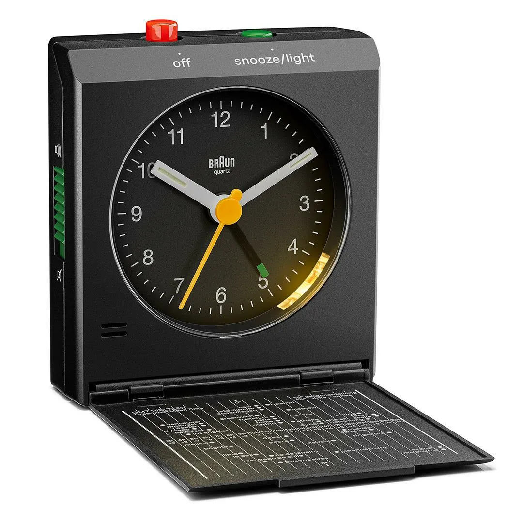 Braun BC 05 B Q - resev&auml;ckarklocka, Black