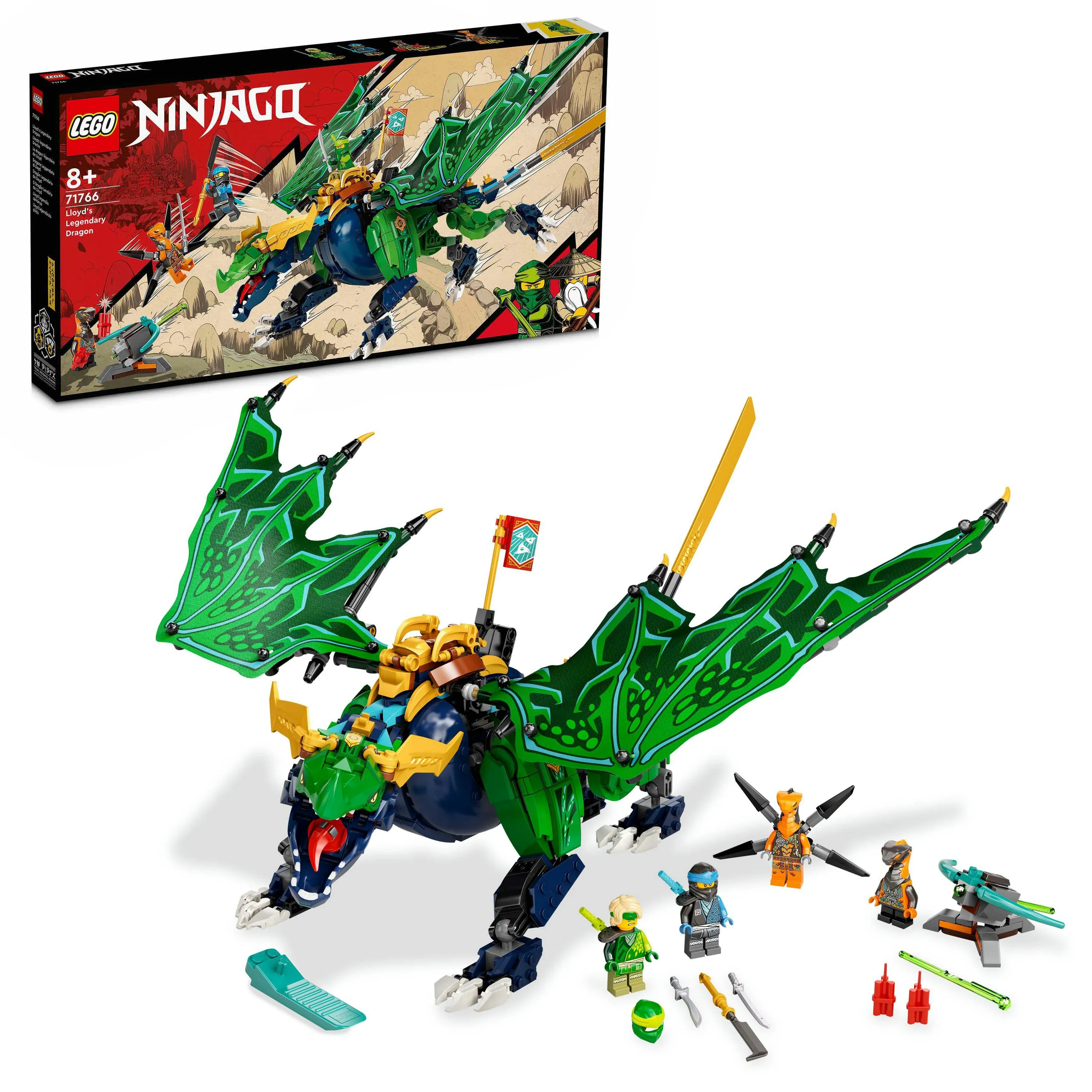 Lego Ninjago -Lloydin legendaarinen lohik&auml;&auml;rme 71766