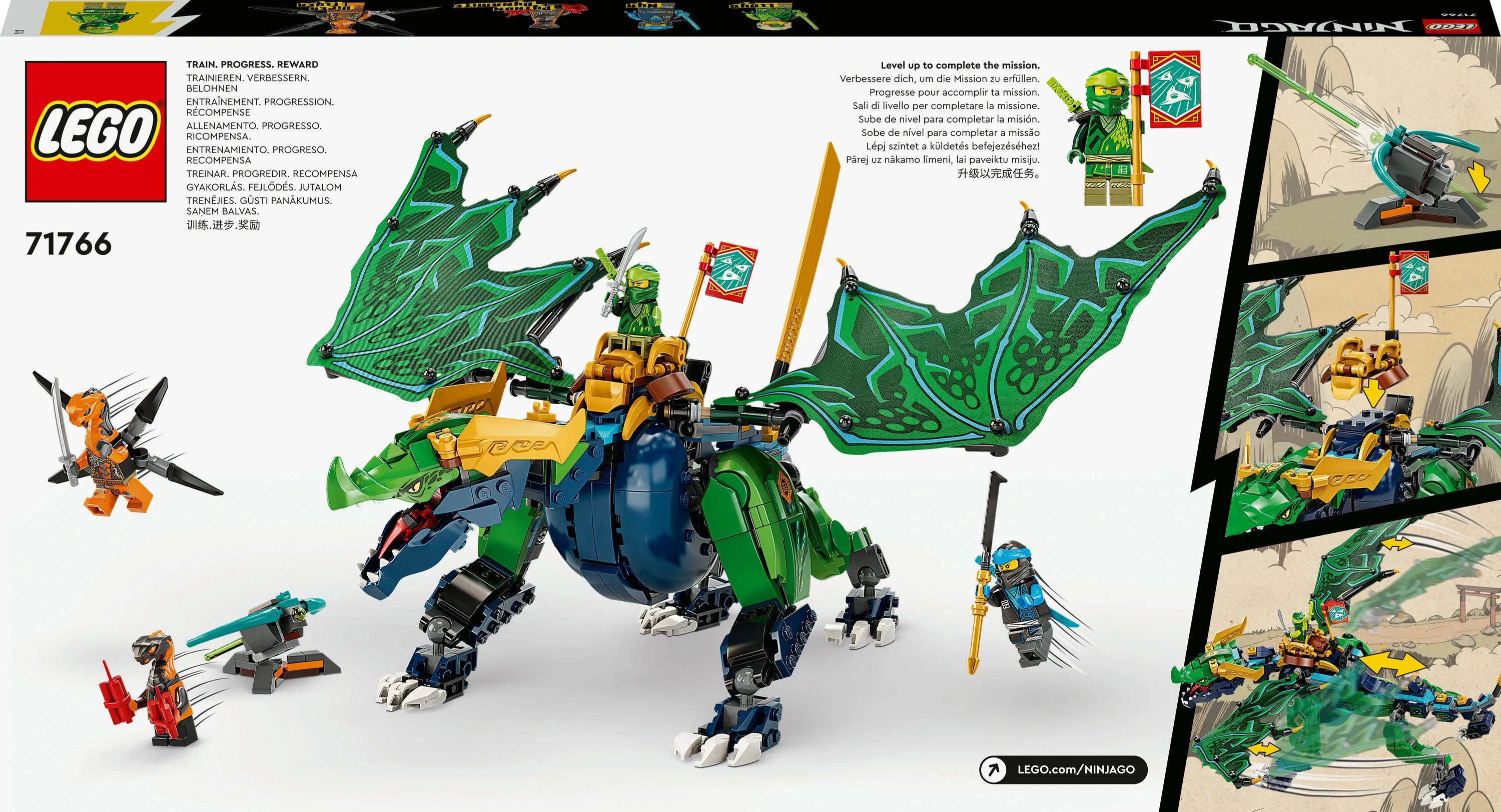 Lego Ninjago -Lloydin legendaarinen lohik&auml;&auml;rme 71766