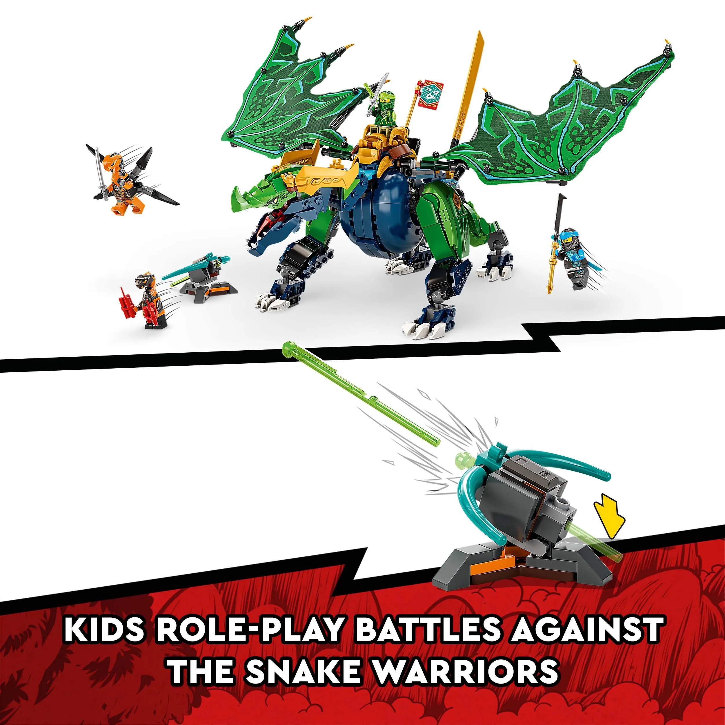 Lego Ninjago -Lloydin legendaarinen lohik&auml;&auml;rme 71766